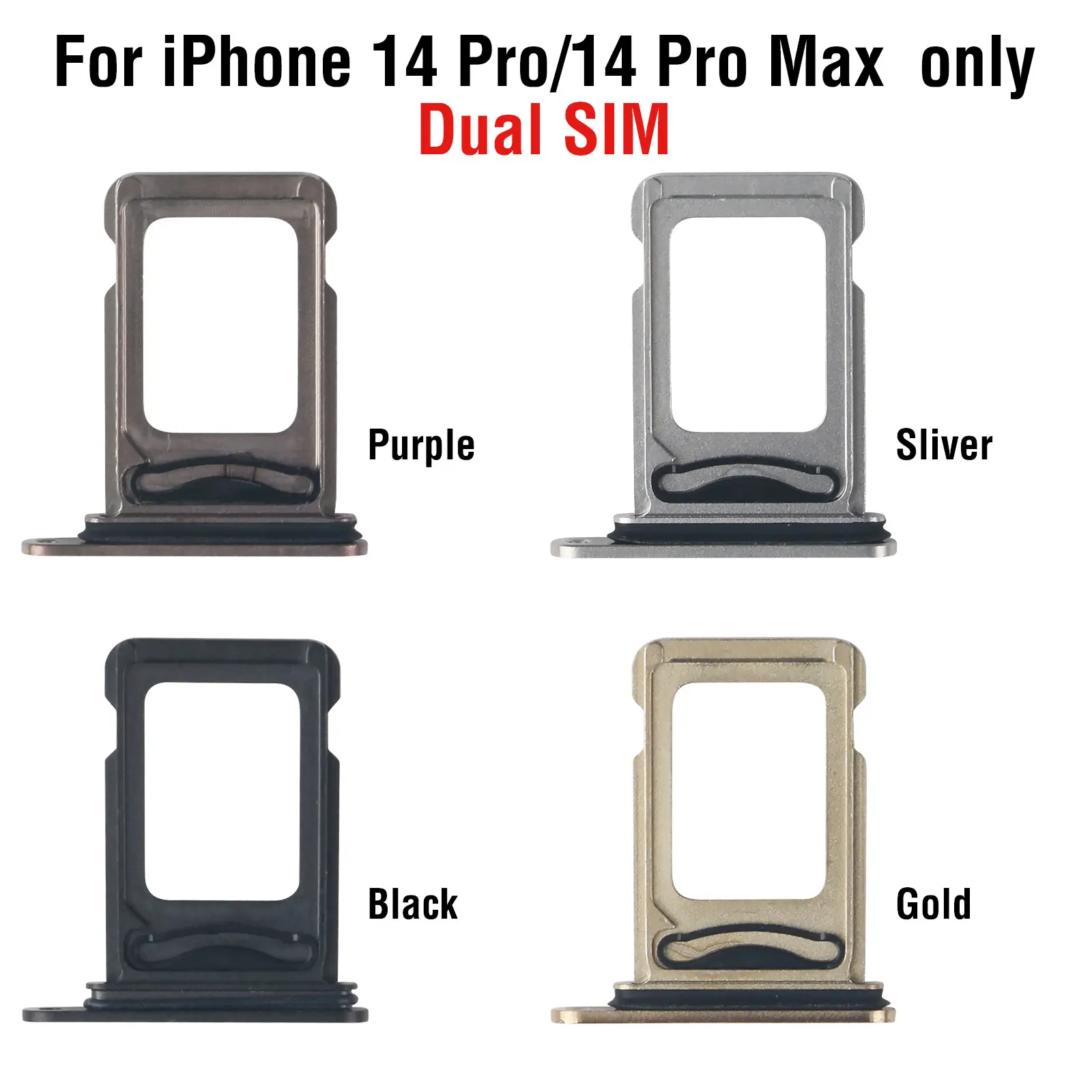 iPhone 14 Pro/14 Pro Max用SIMカードトレイホルダー スロット交換