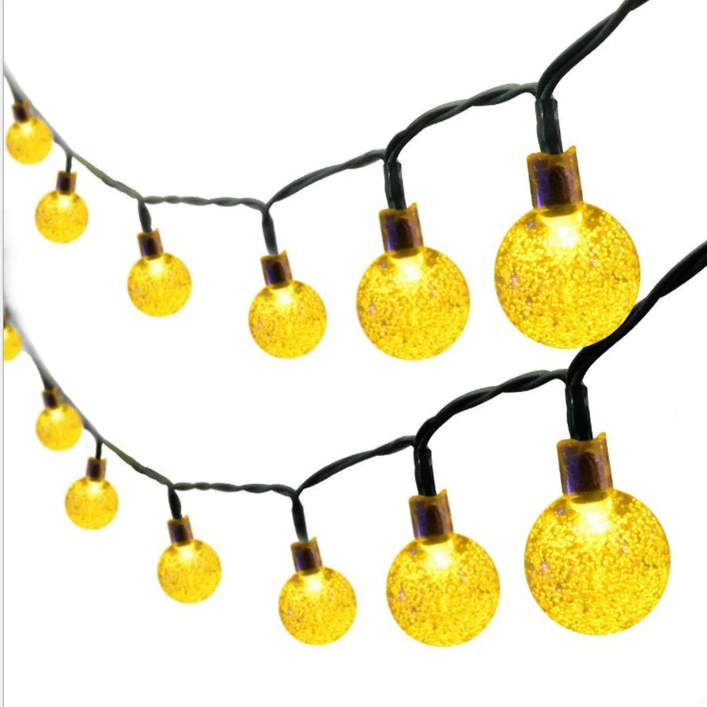 Waterproof Hanging Morocco Ball Solar Energy Waterproof String Lights Romantic Room Decoration Lighting