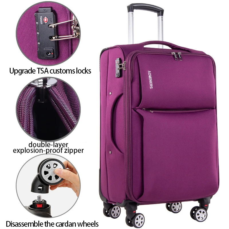Waterproof Softside Wheeled Duffle Bag Luggage 20