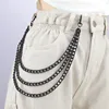 Three-layer trouser chain