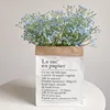 Medium size, 10 blue baby's breath flowers