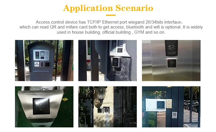 NFC Standalone Security Smart Gate Turnstile Wiegend Network Hid RFID Reader Access Control