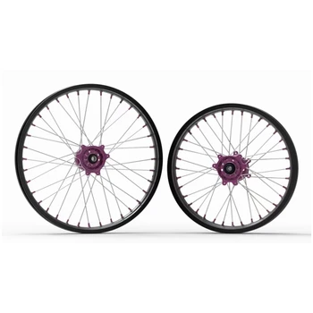 High Performance Fit Sur-ron 21/19 Inch Wheel Set Pink Hub Electric Bike Ultra Bee Wheels