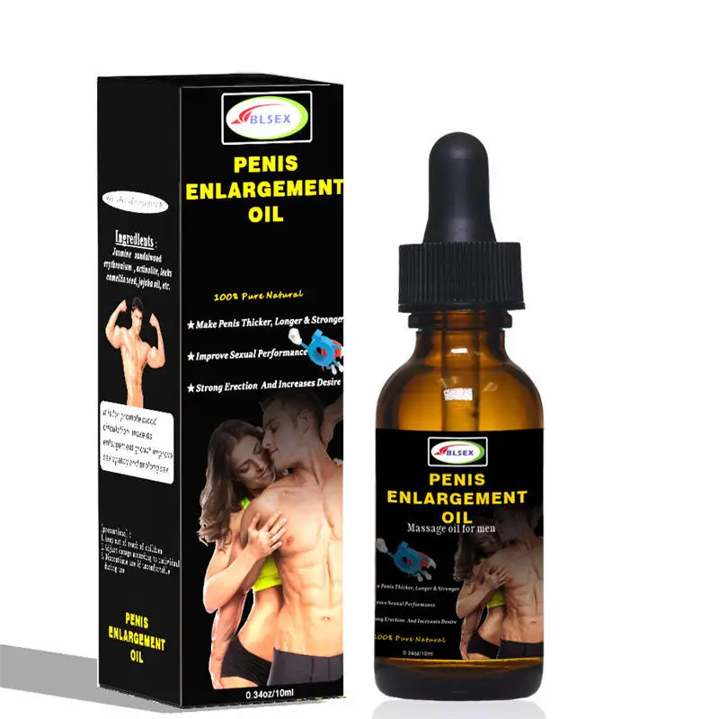 Plant Extract 10ml Massage Penis Enlargement Oil for Penis