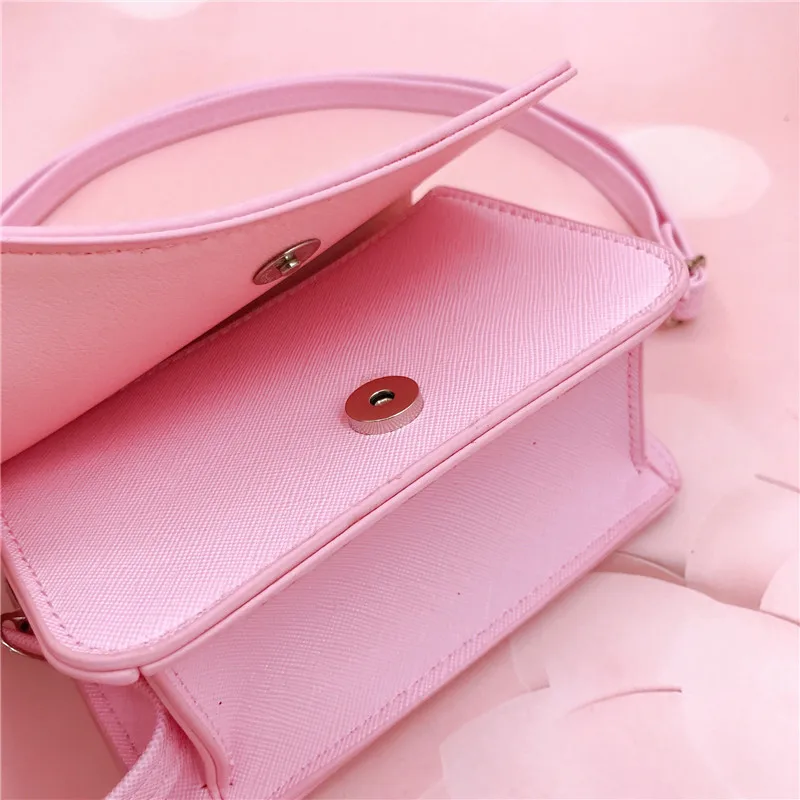 Hl Sanrio Messenger Bag Kitty Leather Cosmetic Bag Casual Anime ...