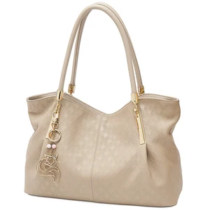 LVYANG Wholesale custom dropshipping genuine Leather women's tote bag large tote shoulder bag women's tote bag