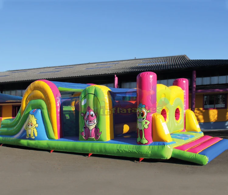 Оптовая продажа, оборудование для детской мини-площадки, горка-батут, домик для прыжков, надувная препятствия