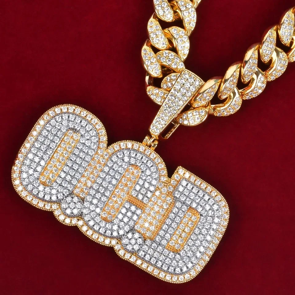 Hip Hop Jewelry Gold Plated Vvs 