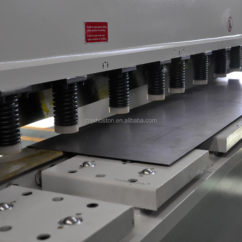 New Manual Hydraulic Shearing Machine with ESTUN E10-S Control Featuring Automatic Pump and Gear Components