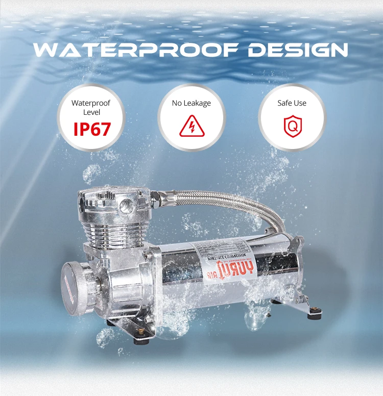 Multipurpose 4x4 12 Volt Suspension Air Compressor 200psi Car Pressure