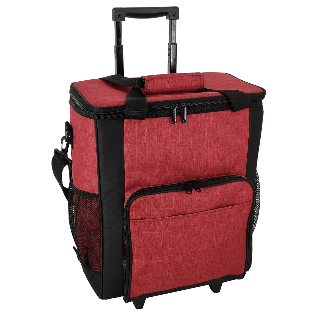 High Quality Collapsible Insulated Rolling Cooler Trolley Bag With ...