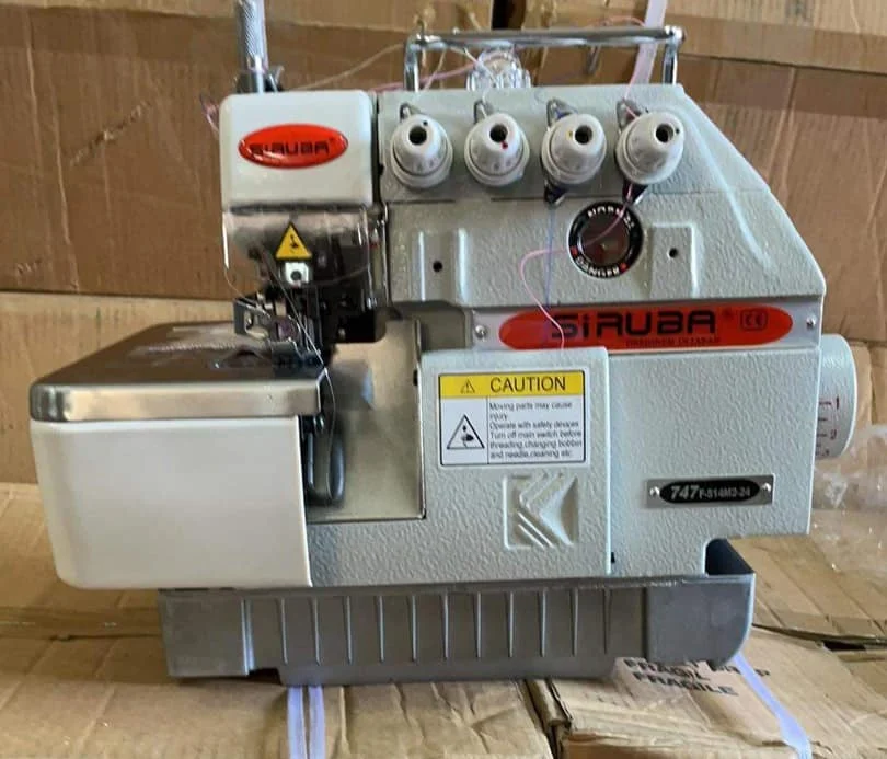 Overlock Sewing Machine Industrial Sewing Machine Jack Computerized Popular Sale Perfect Condition Used Siruba 747 Four Threads