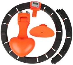 Автоматическое вращение кольцо регулируемое упражнение для похудения умная счетная петля кольцо Hula Съемная фиксированная потеря веса фитнес оборудование