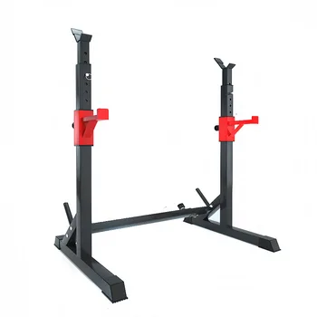 Wholesale Barbell Rack Adjustable Metal Weights Squat Rack Equipment Squat Power Rack