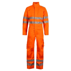 Factory Supply Men's Fr Fire Proof Clothing Flame Resistant Coverall Flame Retardant Clothing Wholesale Coverall Working Uniform