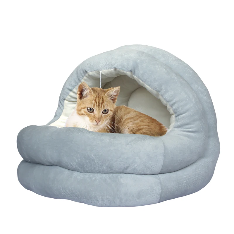 Warm Four Seasons Universal Semienclosed Pet Bed Removable Washable Small Cat Bed Dog Kennel