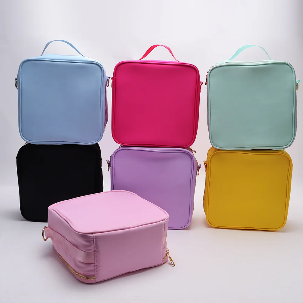 Keymay New Arrival Stock Rts 7 Colors Office Work School Picnic Beach Leakproof Cooler Tote Bag Freezable Lunch Box Cooler Lunch