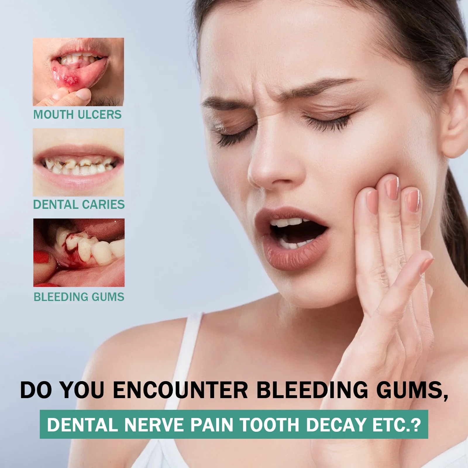 Relieve Oral Ulcer Periodontal Pain On Fire Bubbling Oral Care Spray Buy Mouth Relief Spray