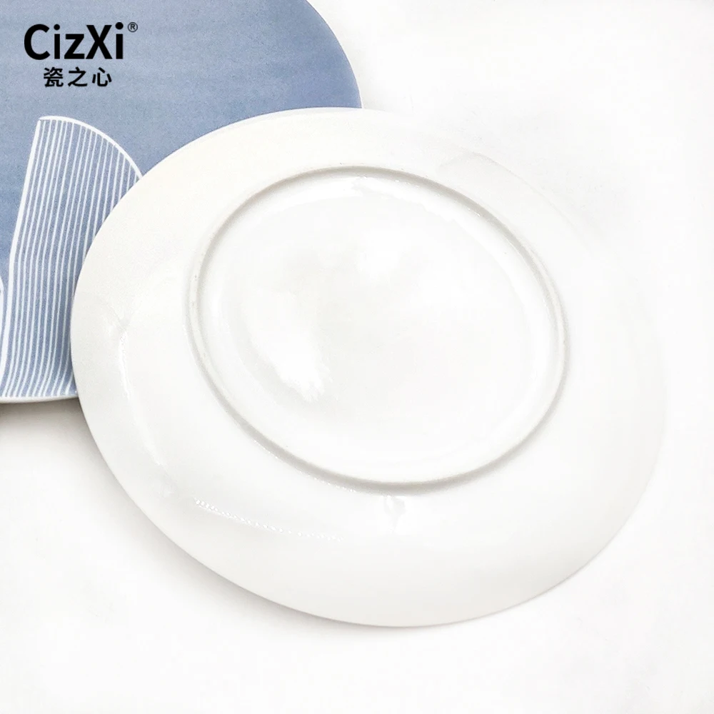 Muslim Eid Mubarak Ramadan 2023 Pastry Serving Tray Ceramic Crescent