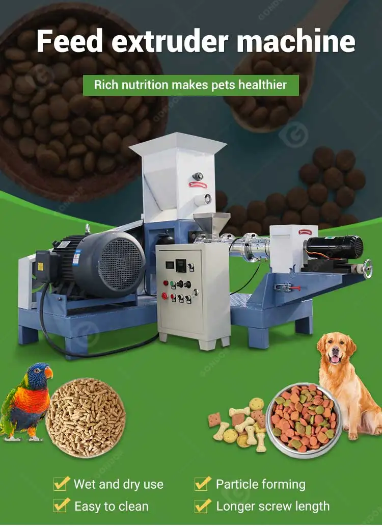 Mill Cat Dry Small Fish Dog Animal Price Pellet Float Pet Food Feed Make Extruder Processing Machine For