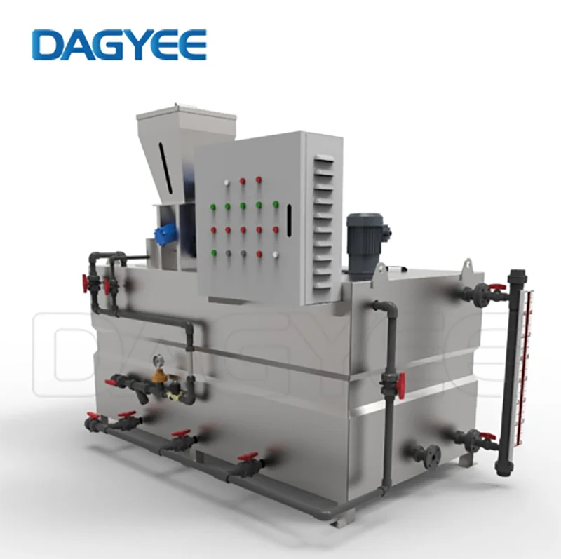 Жидкость флокулянт Порошок дозирования подготовки бак машина для химикатов очистки