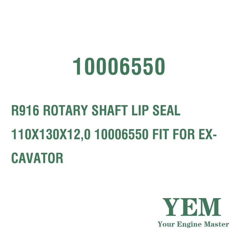 R916 ROTARY SHAFT LIP SEAL 110X130X120 10006550 FIT for LIEBHERR EXCAVATOR ENGINE PARTS