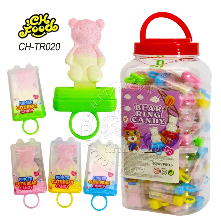 Custom Ice Cream Shape Fruit Flavor Baby Bear Tablet Candy Lollipop Sweets for Children