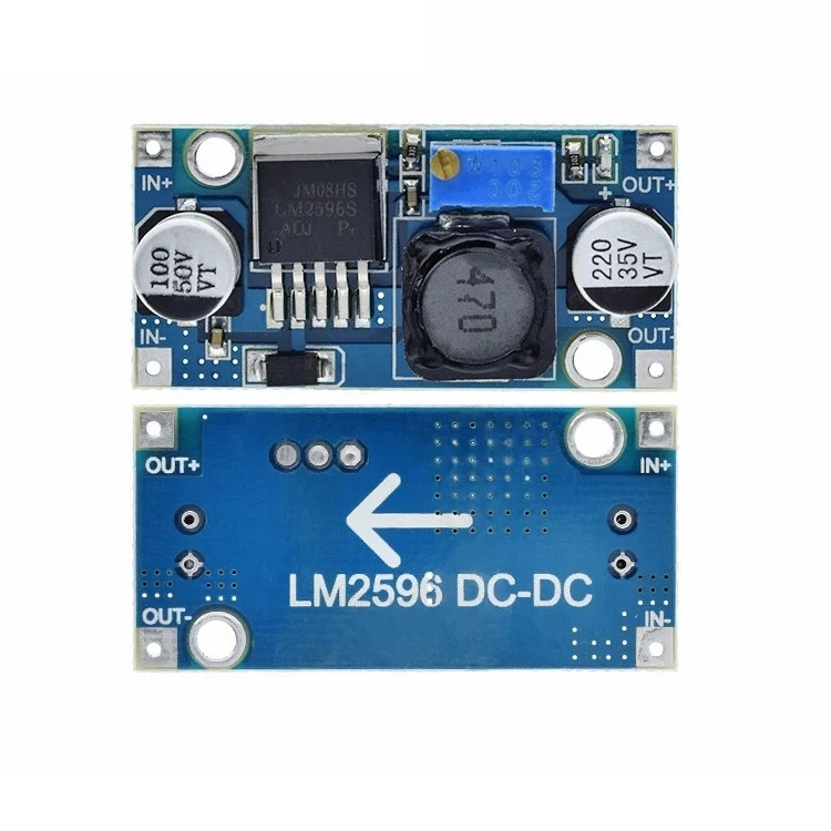 Lm2596 Voltage Regulator 24v To 12v 5v 3v Dc-dc Buck Power Module 3a