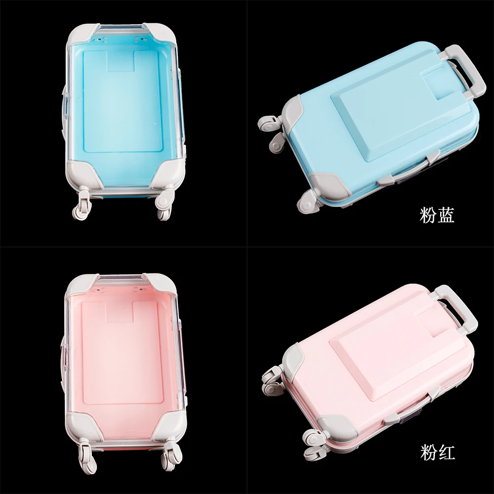 Mini Suitcase Packaging Box Safety Keychain Suitcase Organizers Luggage