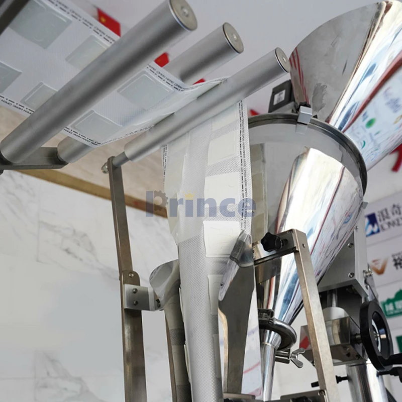High Efficiency Fully Automatic Disposable Hanging Ear Sachet Coffee Cocoa Powder Bag Filling and Packing Machine