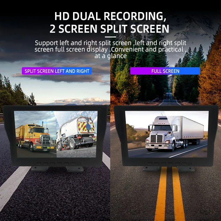 Wemaer Manufacturer Vendor 1080P IPS Screen Rearview Security Truck Camera Heavy Duty Vehicle Coach Bus Monitor System factory