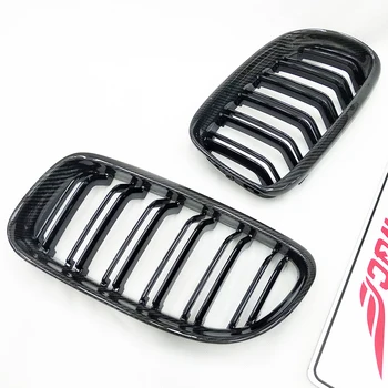 Carbon Fiber Front Grille Carbon Black for BMW 3 Series E90 2008-2012 Modifiable Parts Center Mesh Grille