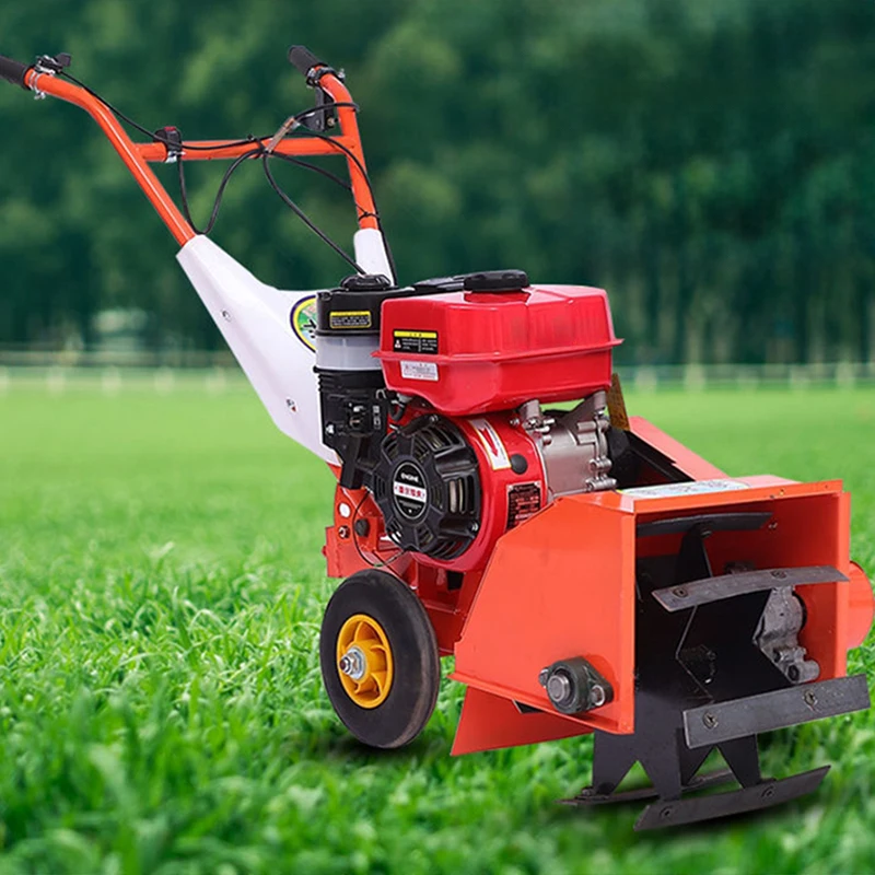 Water Weed Machine 4-Wheel in Weeding Cultivator Machine Weeding Machine Gasoline
