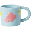 taza azul