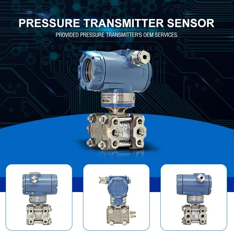 Transmitter Hart Protocol Smart Differential Pressure Pressure Gauge 4
