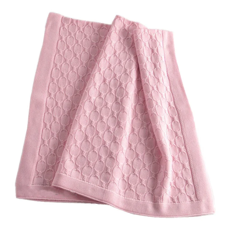 Factory Oem Hairloom Knit Wool Baby Merino Wool Crochet Blanket Spanish