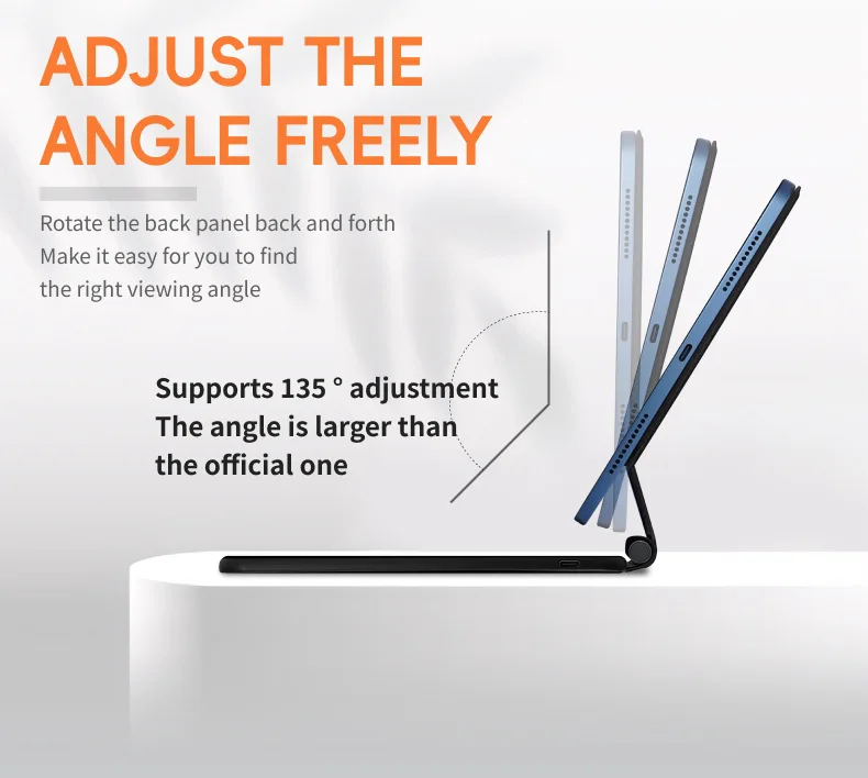 5th gen magnetic floating keyboard for bluetooth touch pad 11 inch laudtec-8