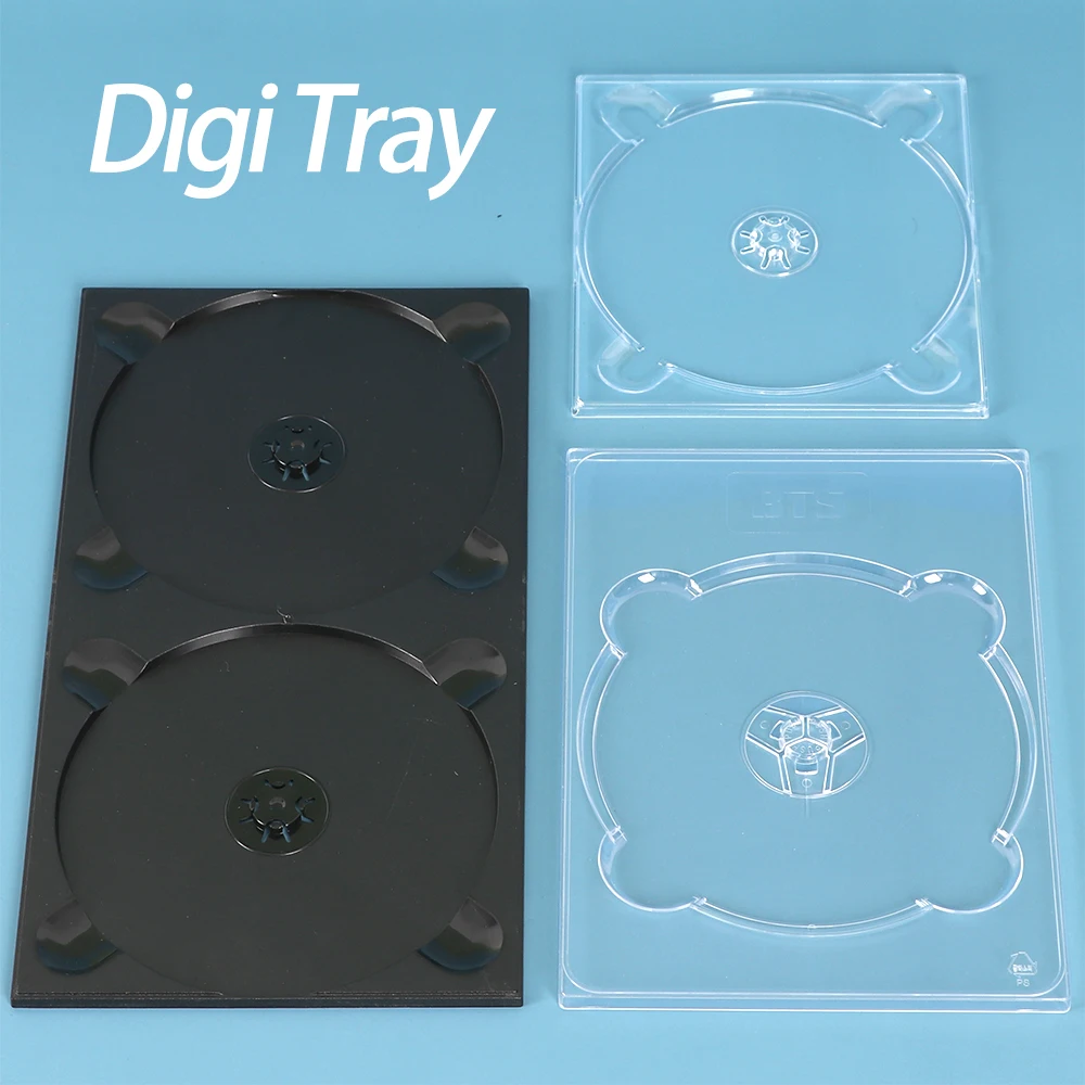 Clear Double DVD Digipacks | Custom CD & DVD Cases | Eco-Friendly