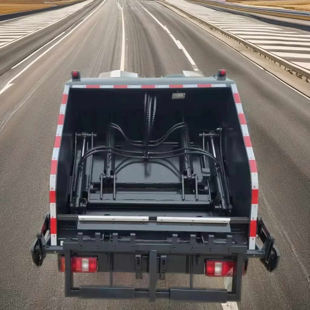 CNHTC Haowo Compressed Garbage Truck (7-8 square Meters)