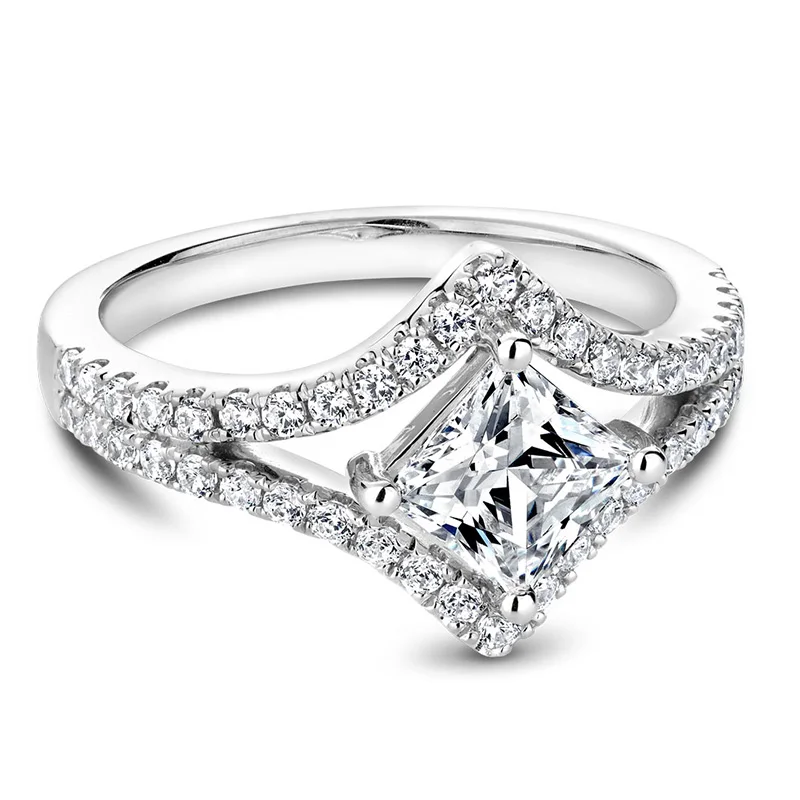 Customized 9k/ 10k/ 14k/ 18k Gold & Princess And Round Cut Def Vs 1ct