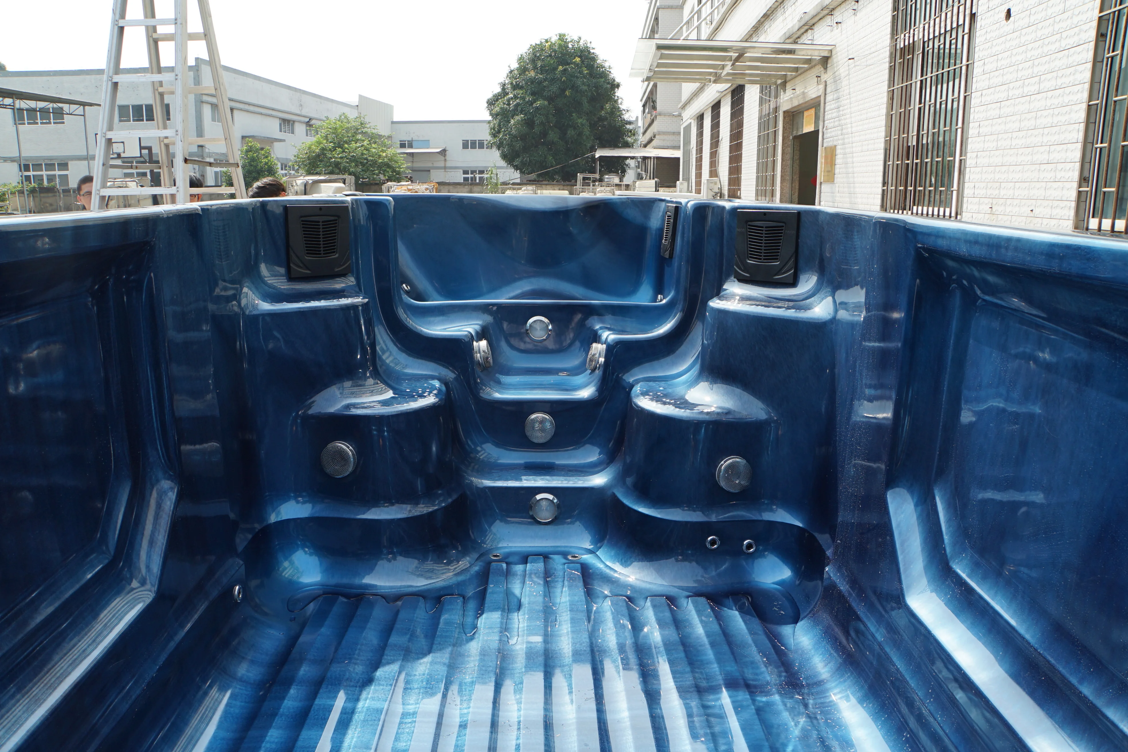 Хороший дизайн, 5800 мм наружный бассейн для спа с системой очистки воды