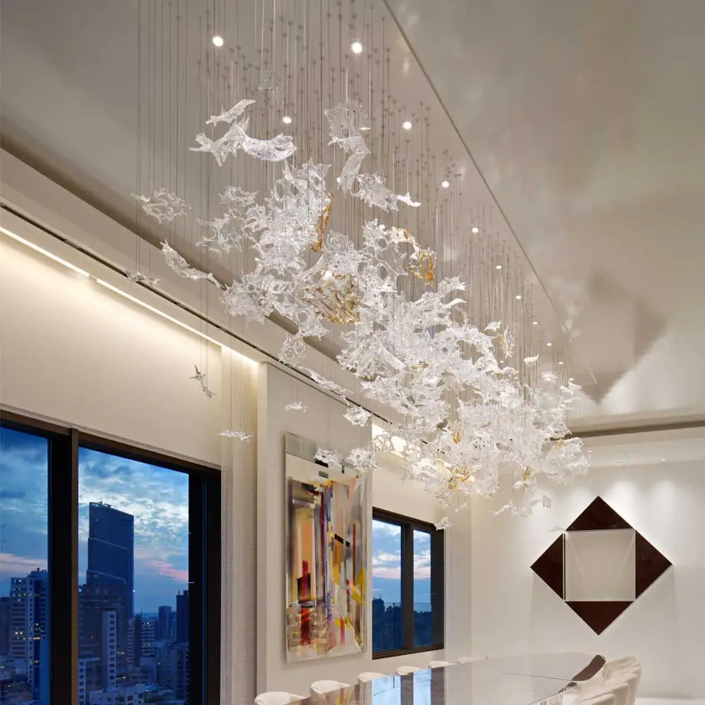 custom glass chandeliers