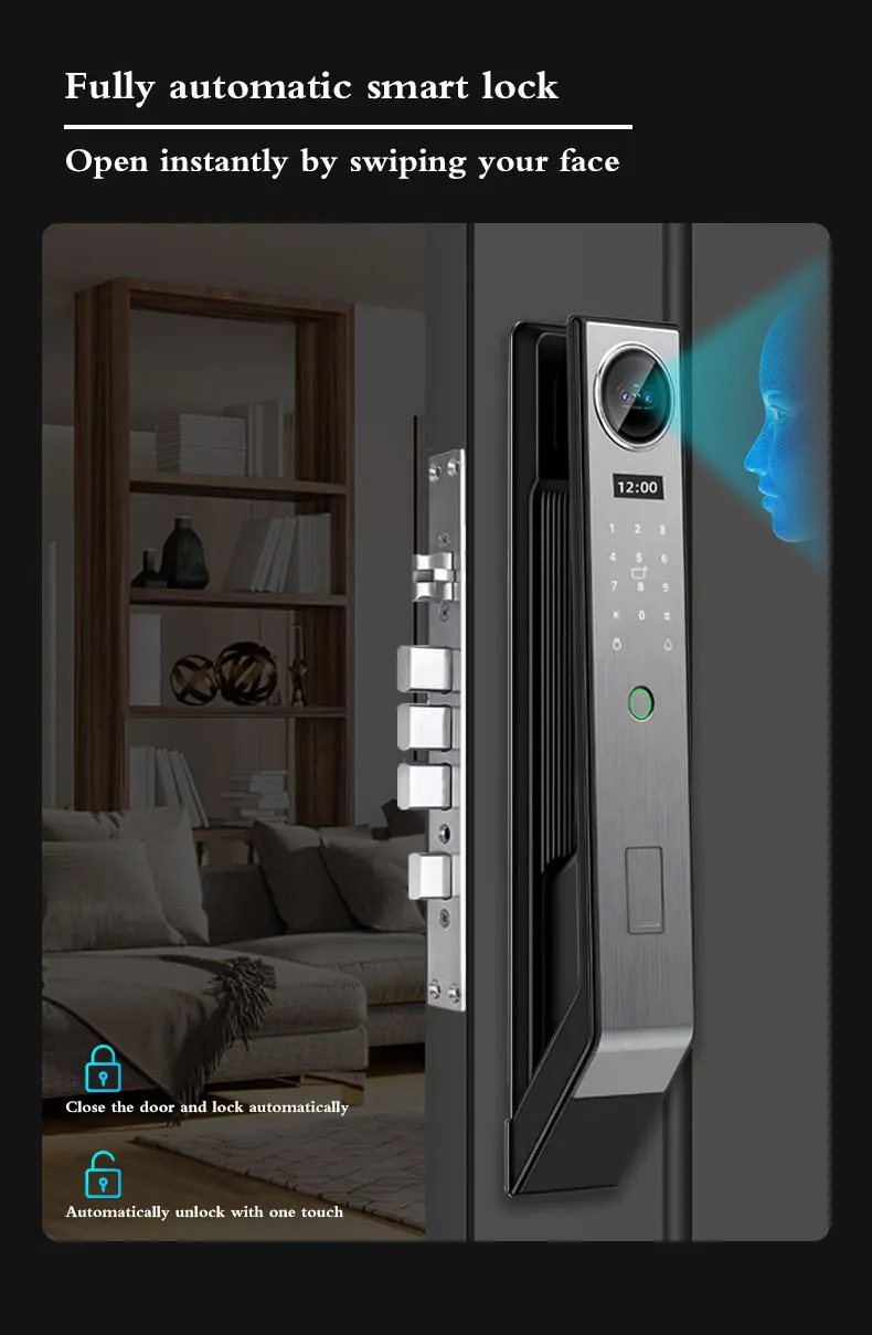 Smart Door Lock with 3D Face & Fingerprint Recognition