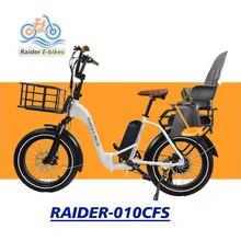 RAIDER CARGO 20INCH Step-through frame Dual battery Folding Electric Bicycle  powered with Ul2271 Battery Certification ebike