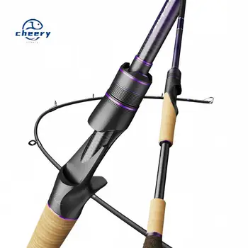 CHEERY Guides Casting Solid Carbon Carbon Jig Sea Jigging Rod 2 Sections Saltwater Casting Fishing Rod – Metal Jig – view 2