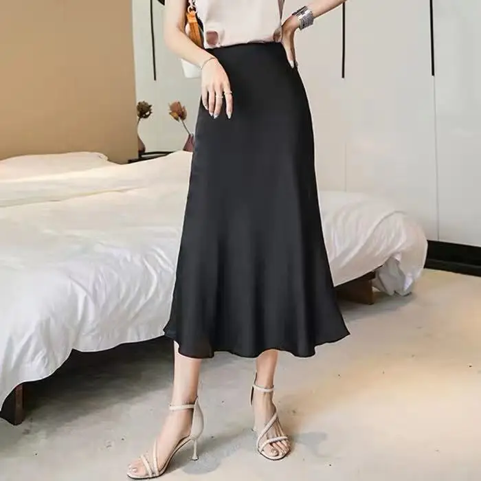 Chiffon Long Skirt Korean Fashion 