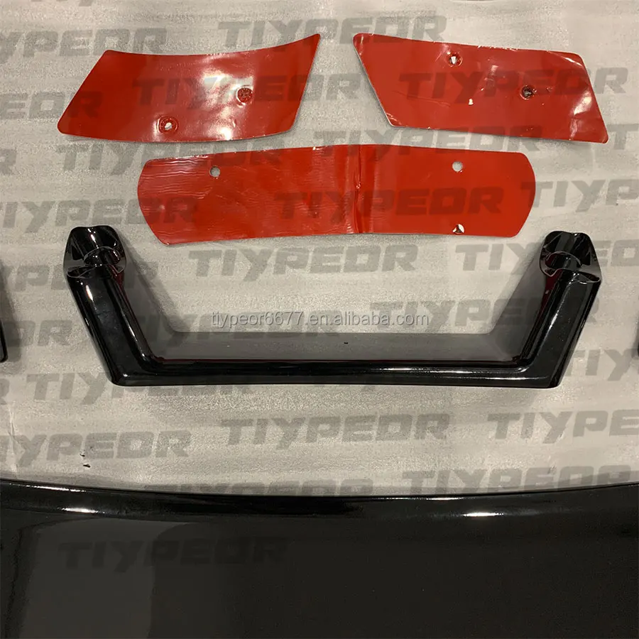 product tiypeor rear bumper spoiler wickerbill  for ford mustang 2024 2025 dark horse muscle racing car exterior accessories wicker bill-3