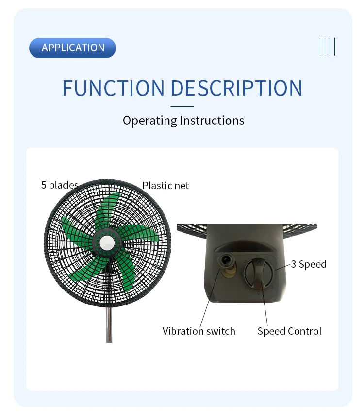 Pedestal Fan, 110V, 40 - detail 12