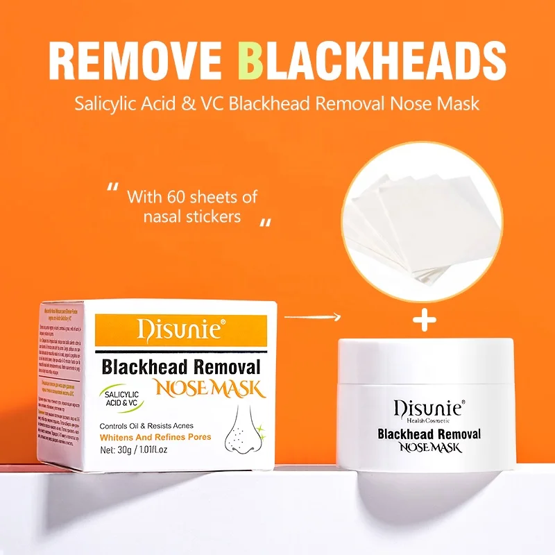 Manufacturer Vitamin C Nose Patch Face Deep Cleansing Oil Control Vc Salicylic Acid Blackhead Removal Nose Patch