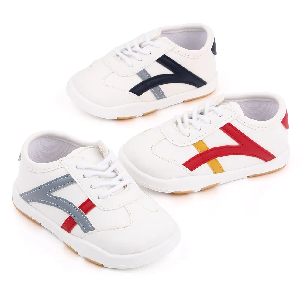 Hot Sale Causal Sport Style PU Leather Toddlers Baby Shoes for Boys and Girls Unisex